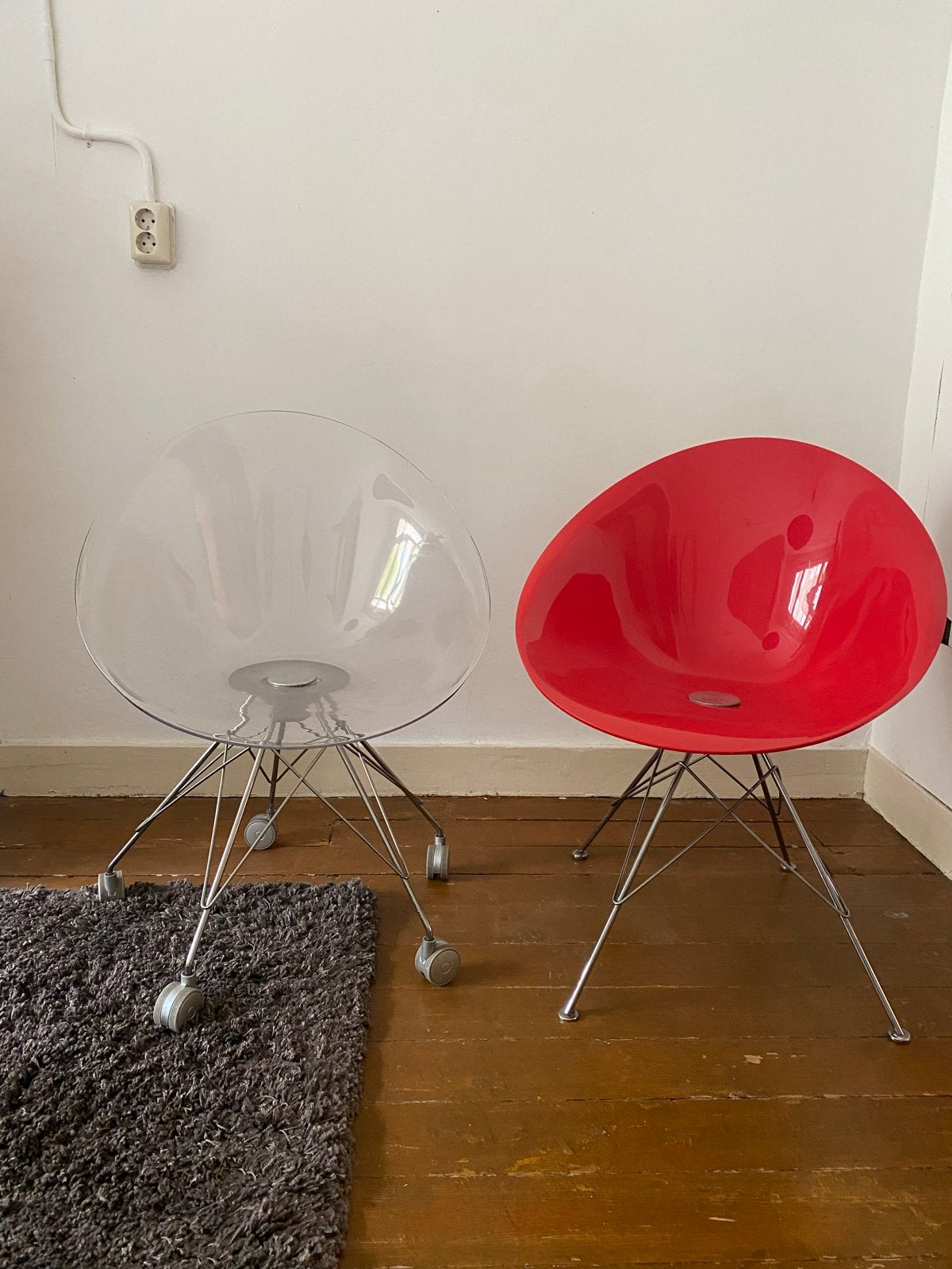 Kartell Ero | S stoelen van Philippe Starck (4 stuks), Huis en Inrichting, Ophalen, Kunststof, Gebruikt, Overige kleuren