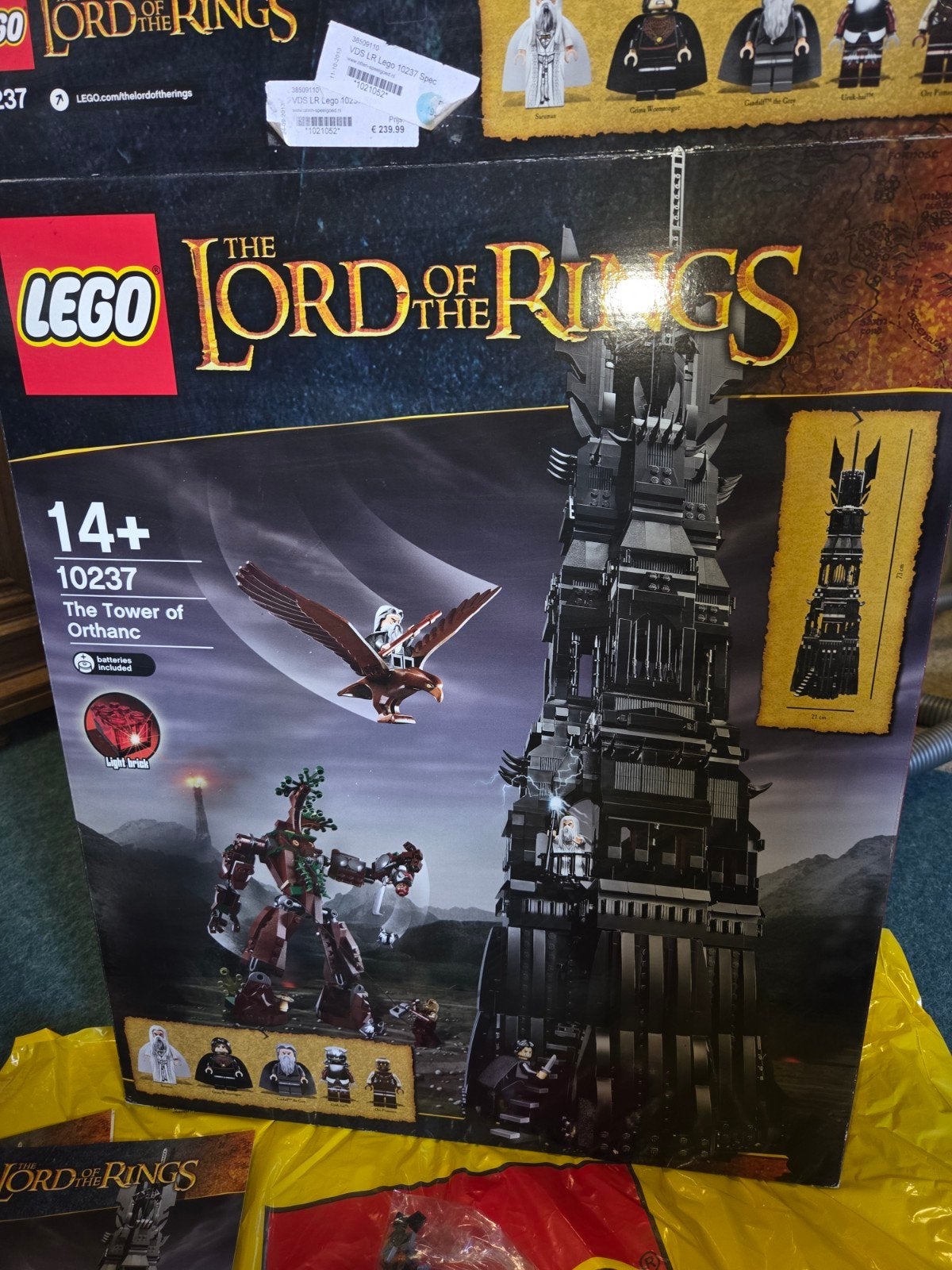 LEGO Lord of the Rings 10237 De Toren van Orthanc, Ophalen, Zo goed als nieuw