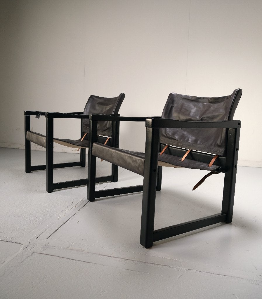 Safari chair/stoel (Karin Mobring, IKEA, leer), Ophalen, 75 tot 100 cm, Zo goed als nieuw, Leer