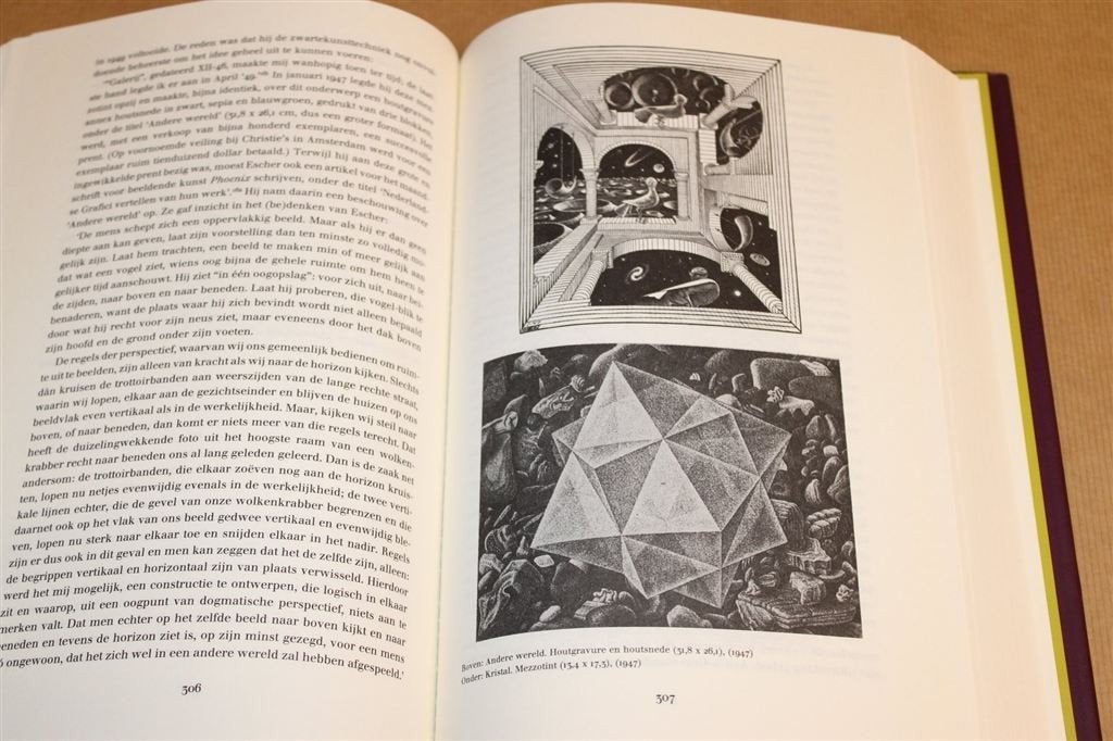 M.C. Escher — De Biografie door Wim Hazeu [1e Druk], Boeken, Ophalen of Verzenden, Zo goed als nieuw