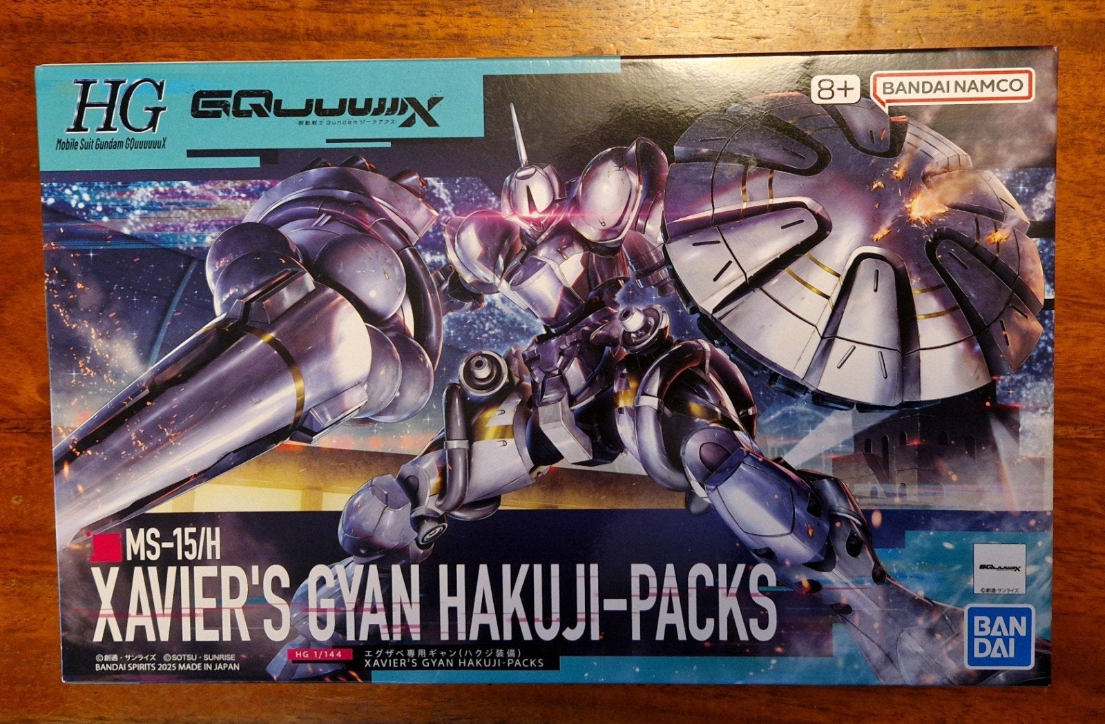 Bandai HG Gundam MS-15/H Xavier's Gyan Hakuji-Packs, 1:144., Hobby en Vrije tijd, Modelbouw | Figuren en Diorama's, Ophalen, Nieuw