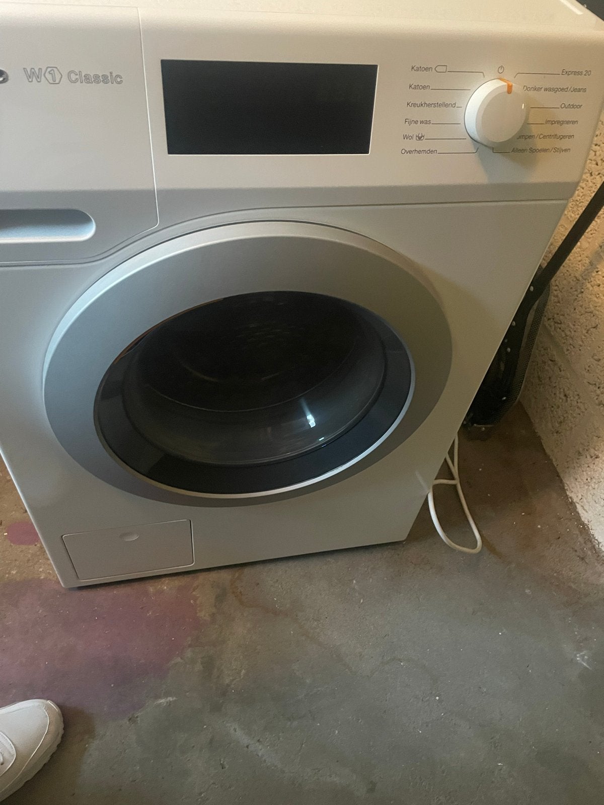 Miele W1 Classic Wasmachine - Zo goed als nieuw, Ophalen of Verzenden, Zo goed als nieuw, Voorlader, Wolwasprogramma