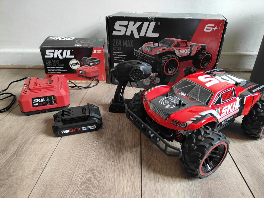 SKIL 20V Max RC Auto met Accu en Lader, Auto offroad, Nieuw, RTR (Ready to Run), Overige schalen