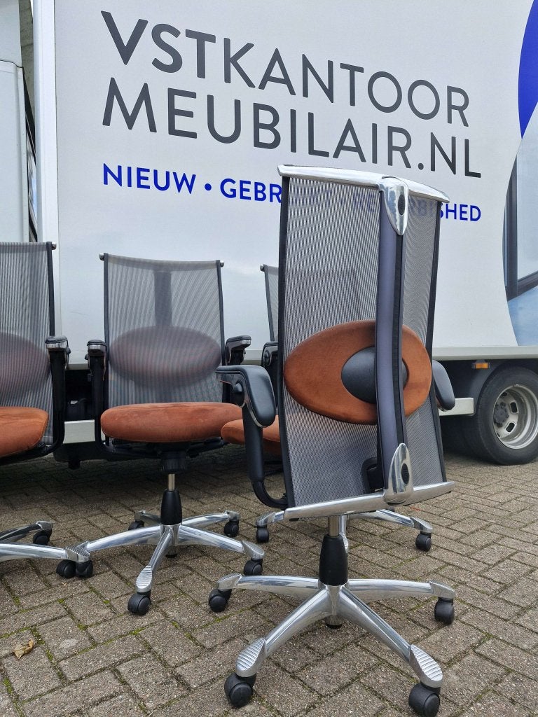 Hag H09 Inspiration high-end directie bureaustoel, Blaak 28 Rotterdam, Bruin, Hag / Flokk, Ophalen of Verzenden