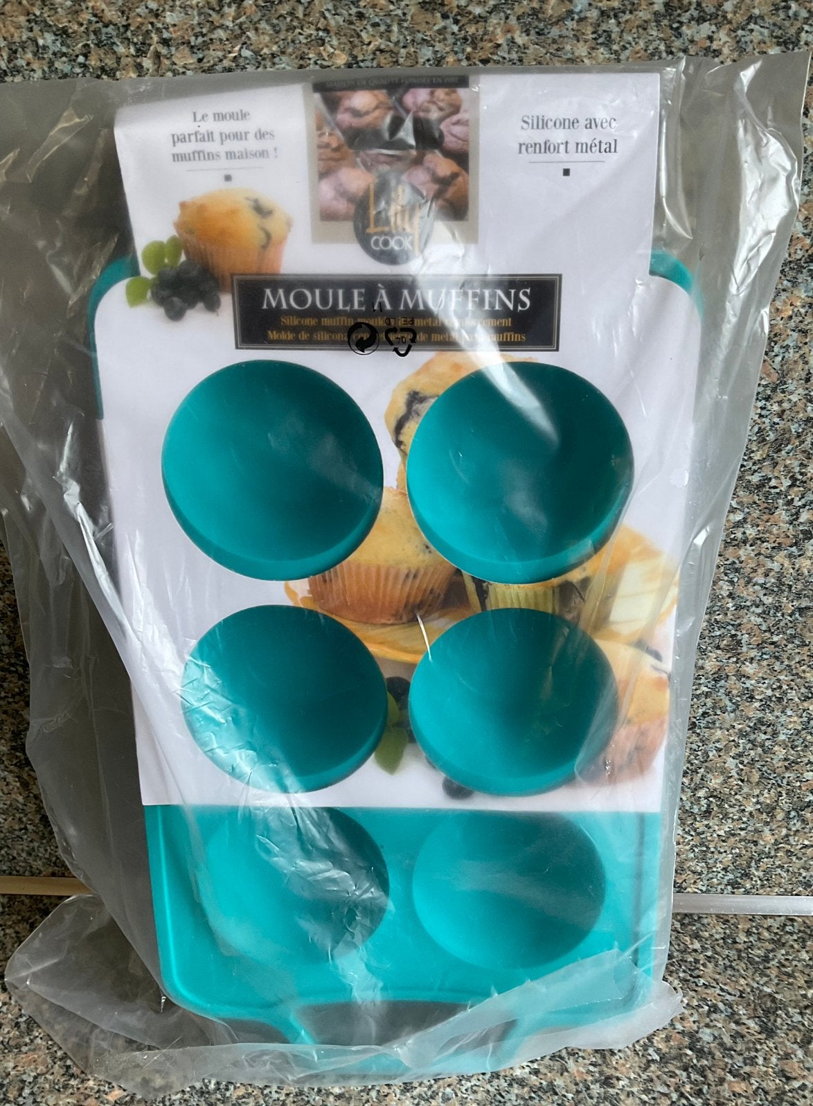 (NIEUW) LillyCook cupcake/muffins siliconen bakvorm, Ophalen of Verzenden, Nieuw, Cupcakes, Bakvorm