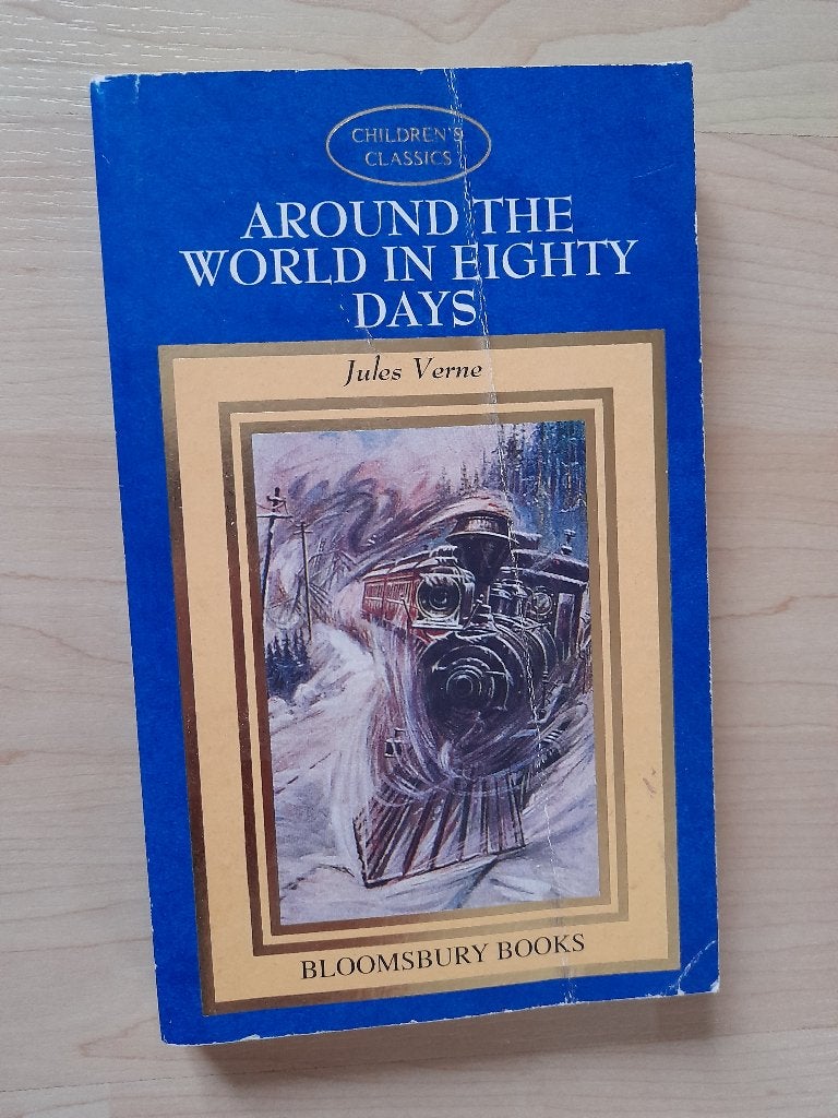 AROUND THE WORLD IN EIGHTY DAYS Jules Verne Engelstalig, Ophalen of Verzenden, Gelezen