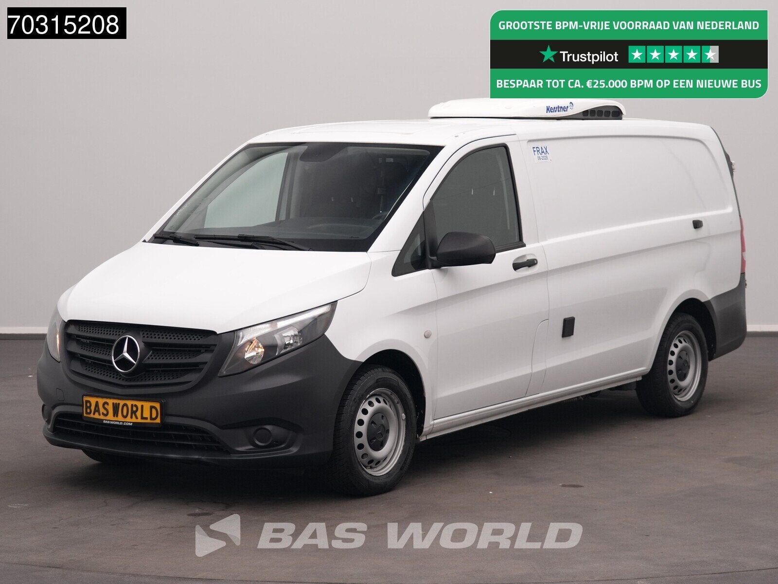 Mercedes Vito 116 Automaat Kerstner Koelwagen L2H1 Airco Cru, Automaat, Stof, Gebruikt, Euro 6