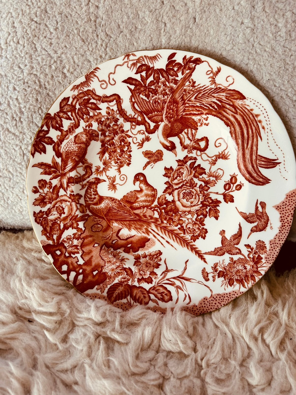 Royal Crown Derby Old Avesbury dinerbord puntgaaf, Ophalen