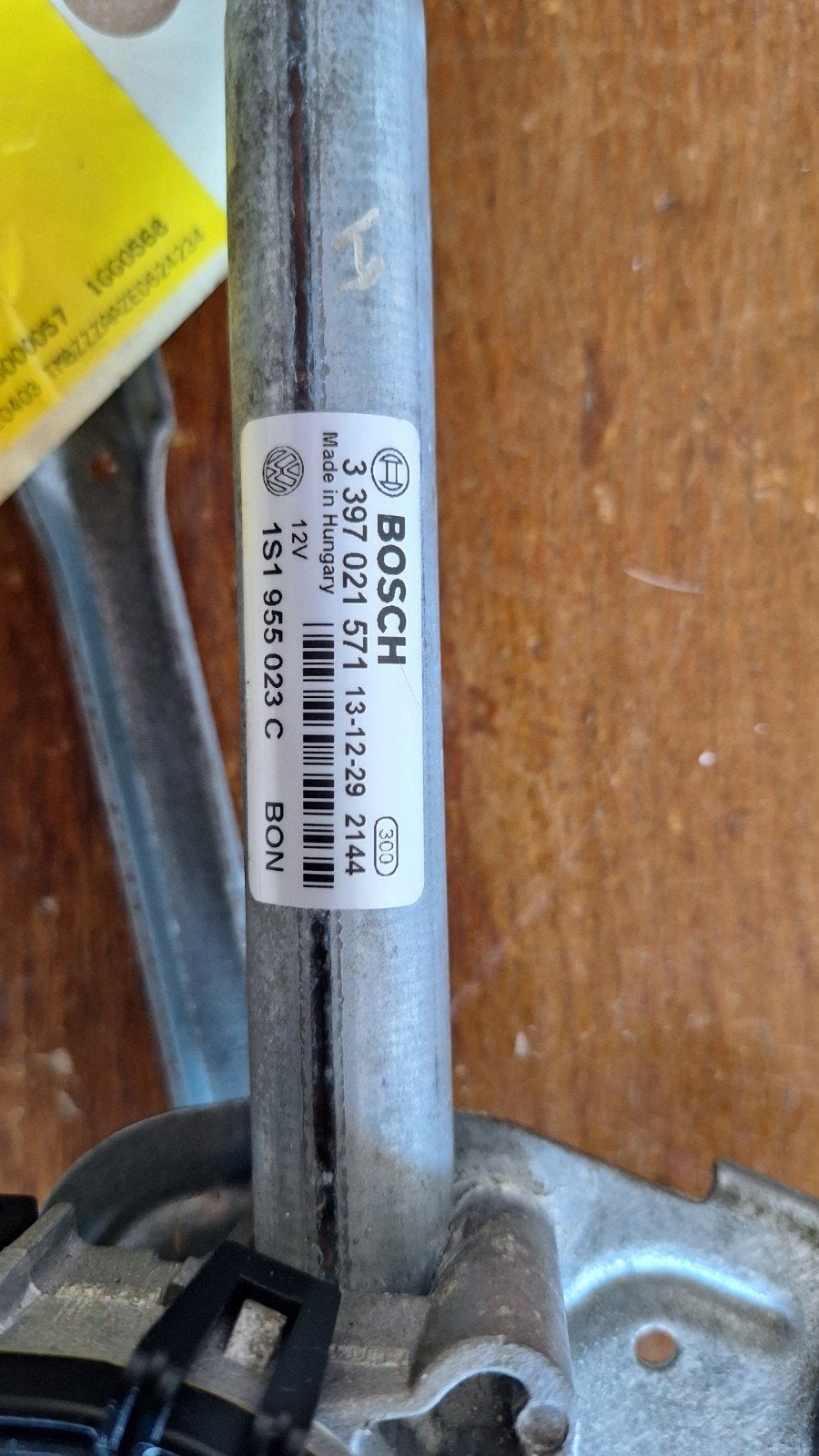 Ruitenwissermotor mechaniek Skoda Citigo (Jan 2014), Ophalen of Verzenden, Gebruikt, Skoda