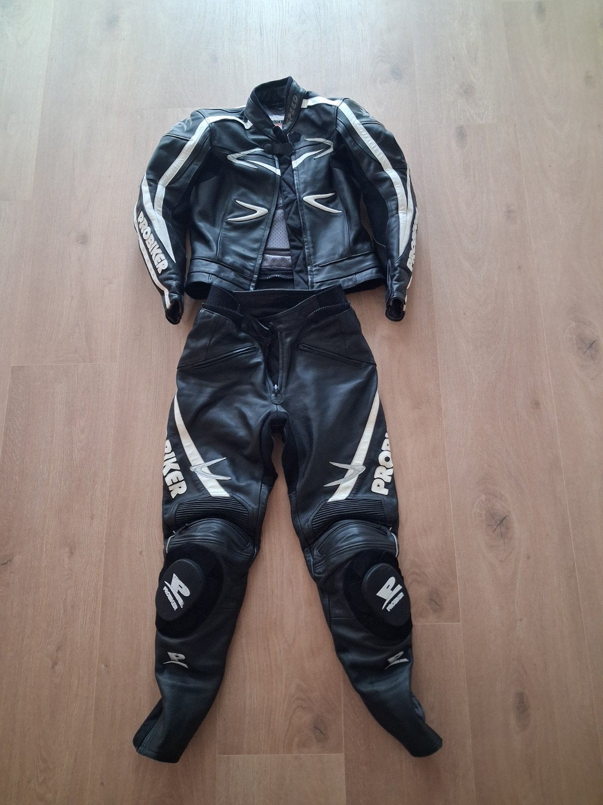 Pro biker leren motorpak dames / onbeschadigd, Motoren, Ophalen, Tweedehands, Dames, Combipak