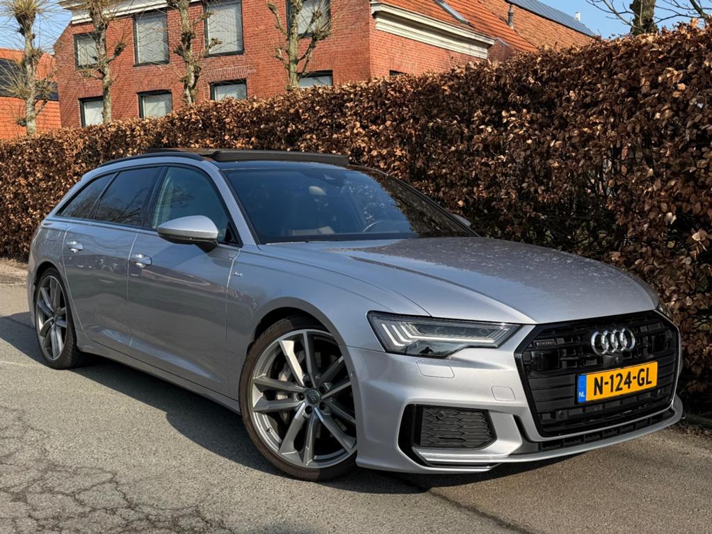 Audi A6 55 Tfsi Quattro 340pk S Tronic 2019 Grijs, Auto's, Automaat, Zwart, 2995 cc, 2000 kg