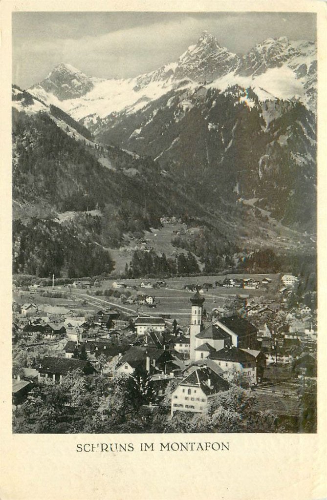 701-490-029 Schruns Montafon, Ophalen of Verzenden, Voor 1920, Oostenrijk