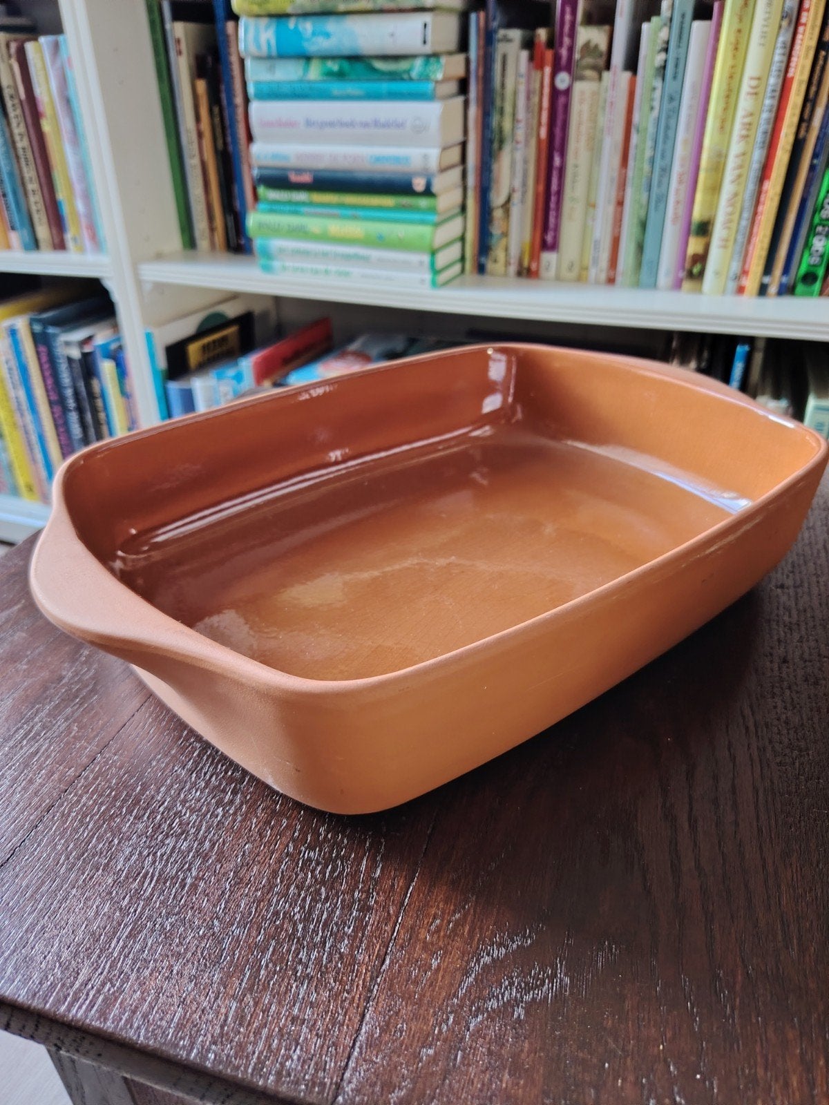Jamie Oliver Ovenschaal Terracotta - 32x23x5 cm, Huis en Inrichting, Keuken | Keukenbenodigdheden, Ophalen of Verzenden, Zo goed als nieuw