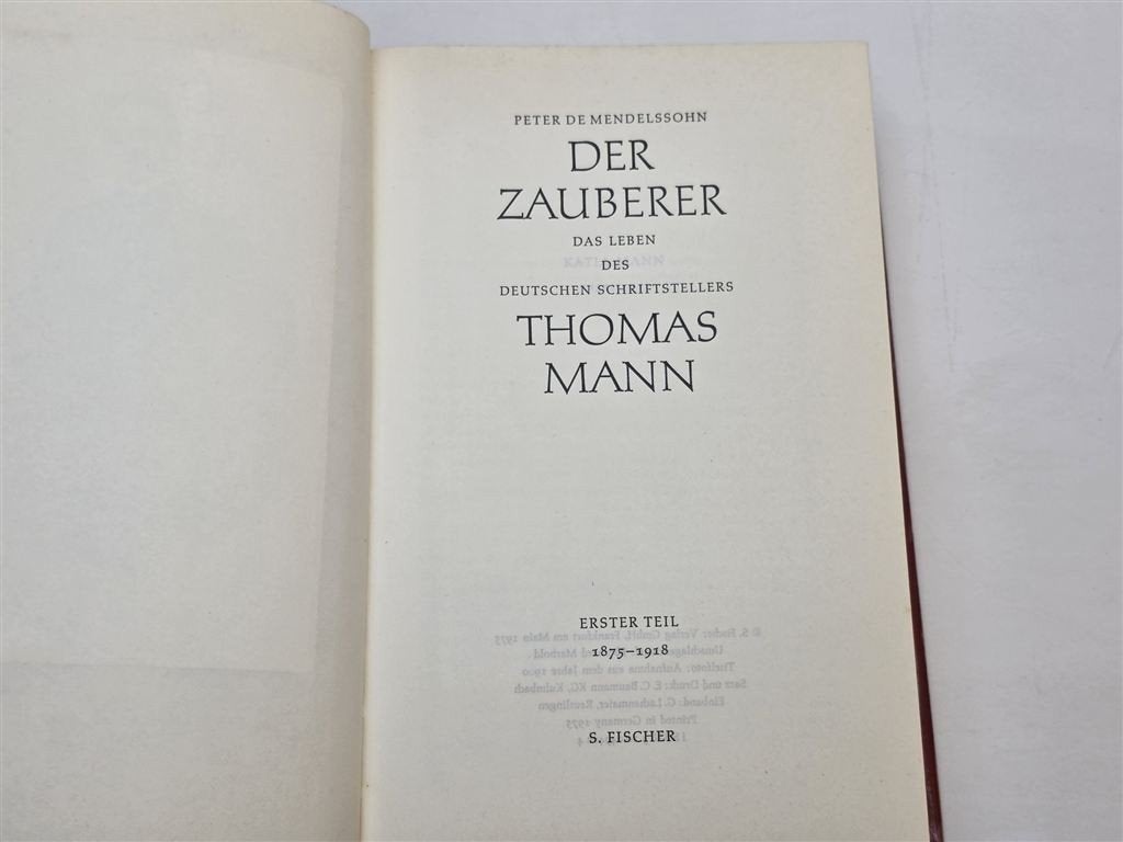 Der Zauberer — Thomas Mann Biografie 1875-1918, Dik Boek, Boeken, Ophalen of Verzenden, Gelezen