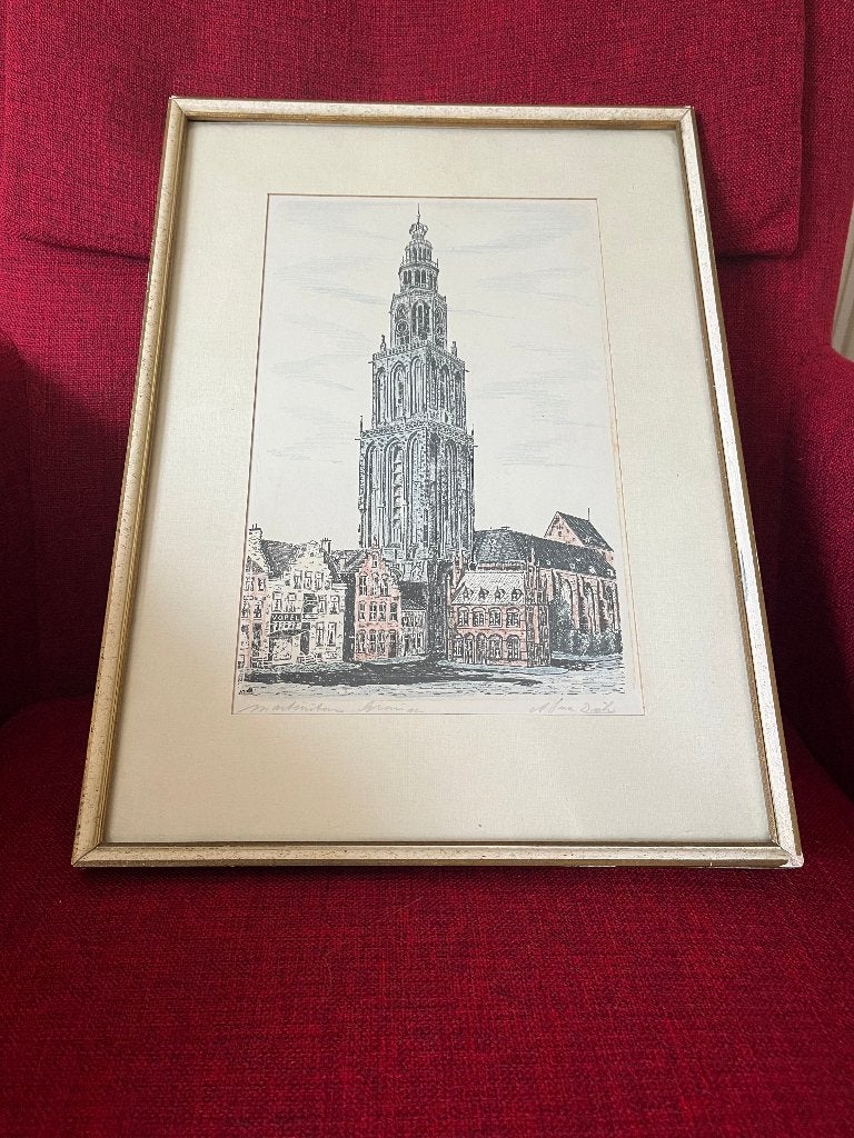 Ets van de Martinitoren Groningen AJ van Dijk, Ophalen of Verzenden