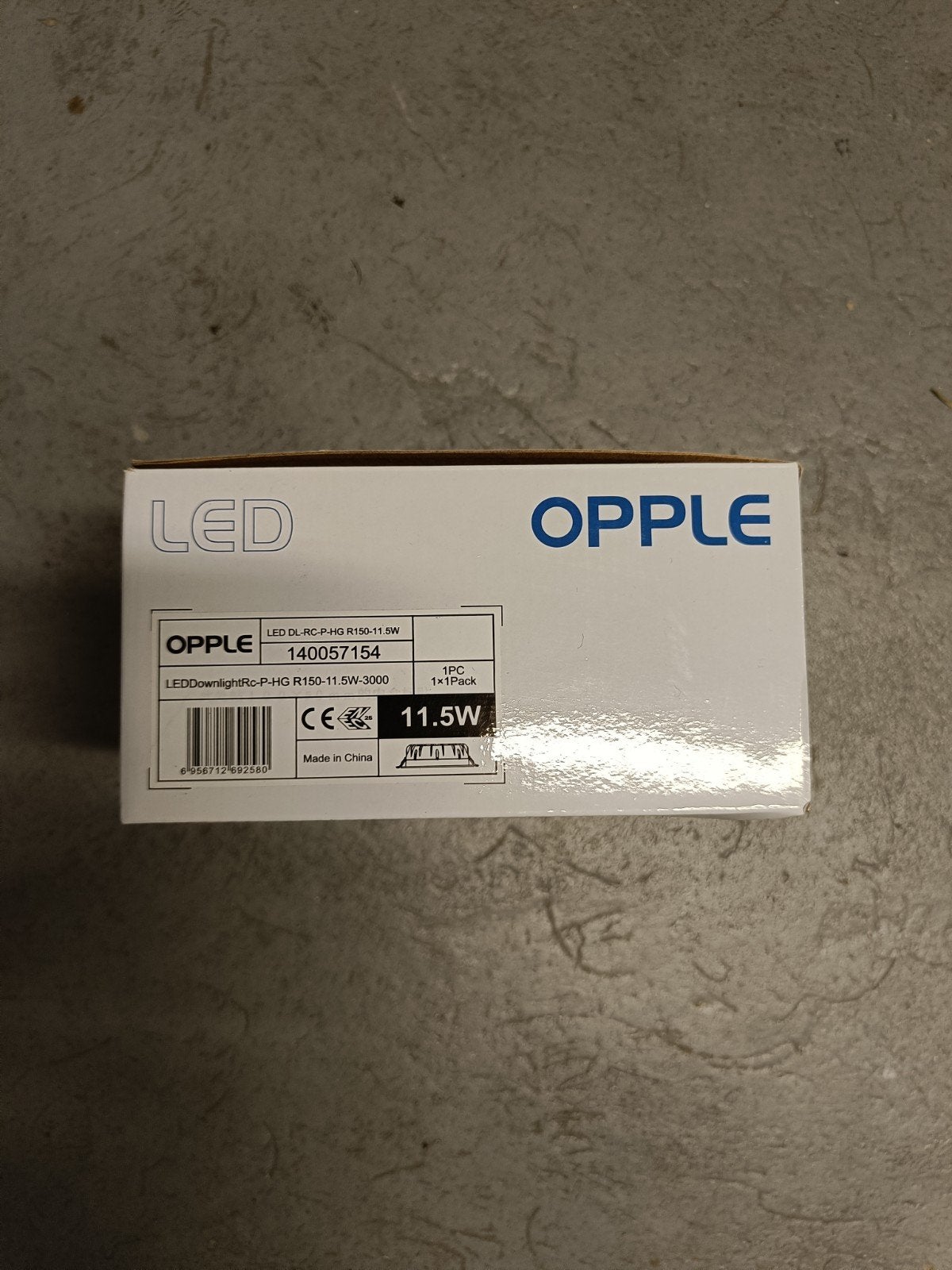 Opple LED Downlight 11.5W 3000K - 1 stuk, Led-lamp, Nieuw, Overige fittingen, Ophalen of Verzenden