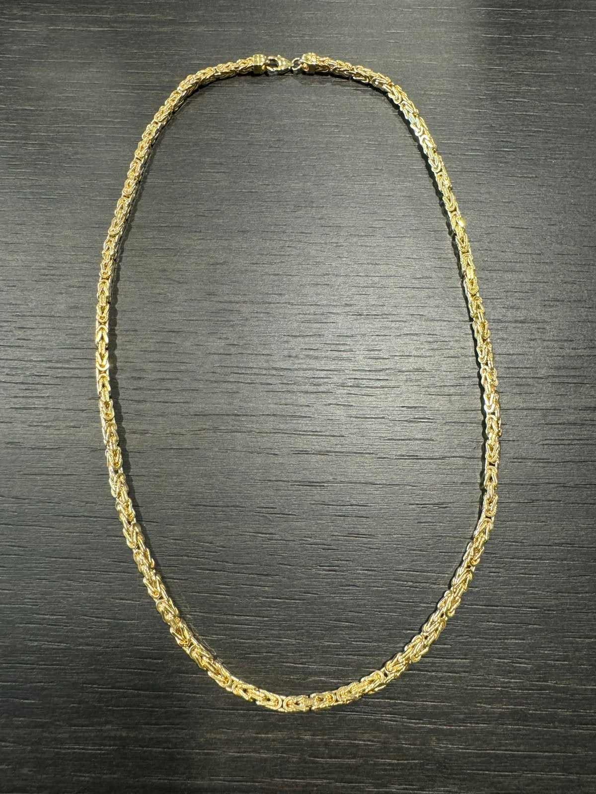 Gouden 14 krt konings ketting (nieuw), Ophalen, Zo goed als nieuw, Goud