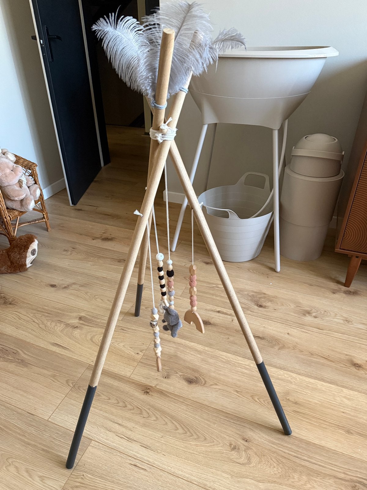 Mooie babygym in tipi vorm, Ophalen, Zo goed als nieuw, Babygym