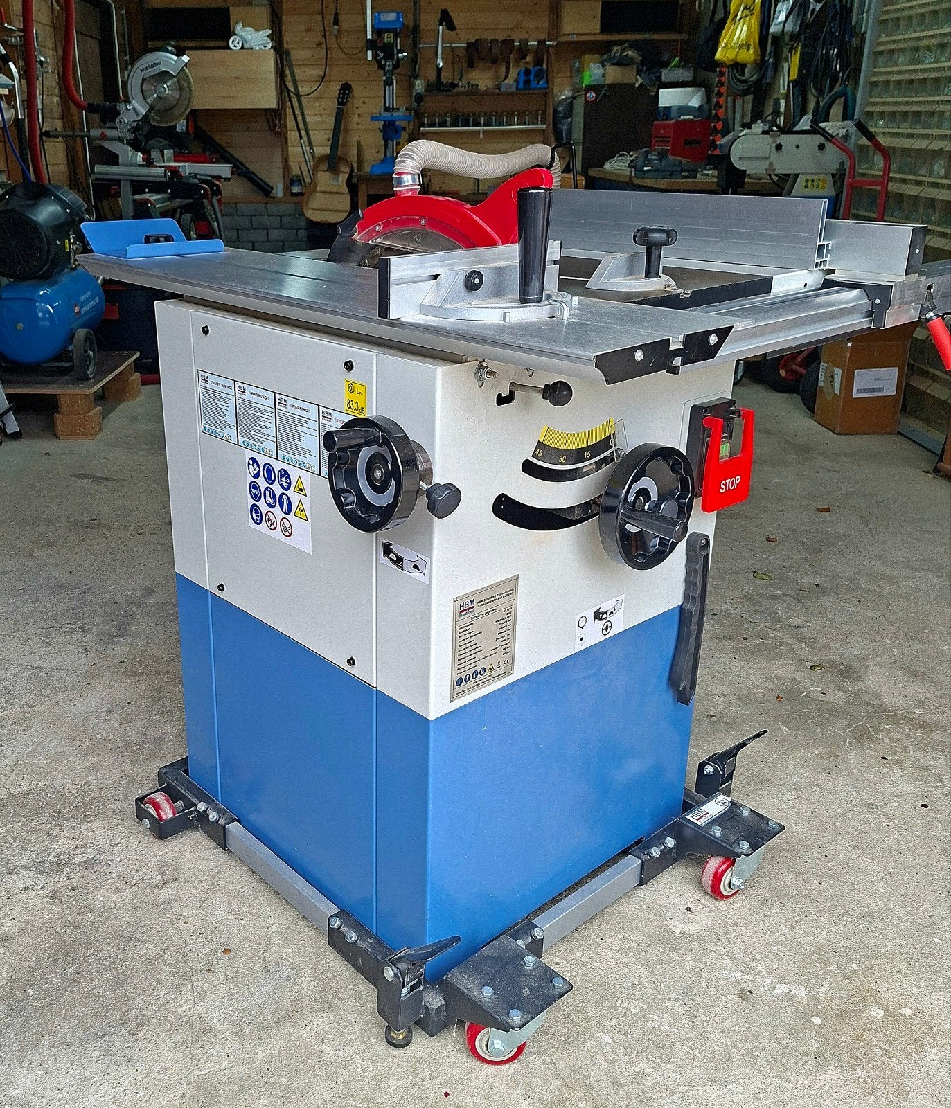 Te koop zaag machine HBM., Ophalen, Cirkelzaag, 70 mm of meer, HBM