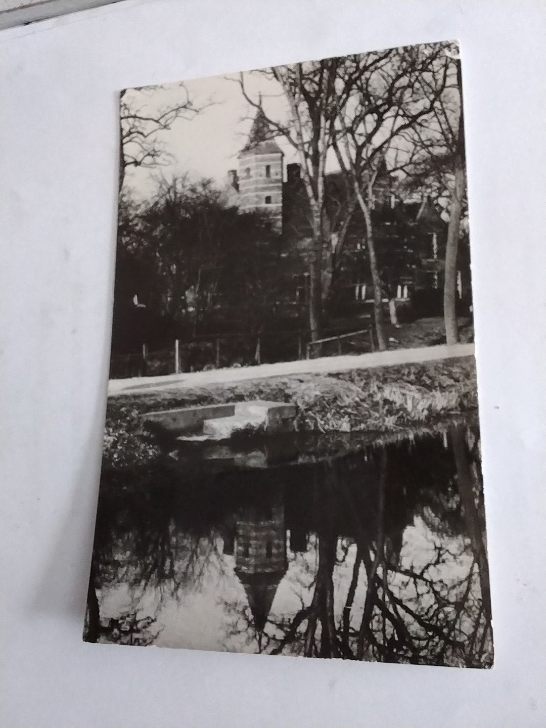 Oude Ansichtkaart Schelluinen Kasteel - Echte Foto, Ophalen of Verzenden, 1940 tot 1960, Ongelopen, Zuid-Holland