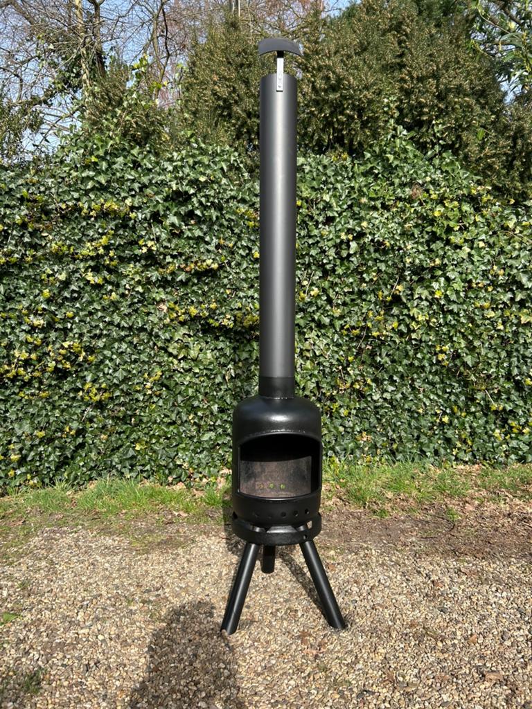 Te koop buitenhaard tuinkachel houtkachel campingkachel bbq, Ophalen, Amer 2 7333lp apeldoorn, Nieuw, Hademo