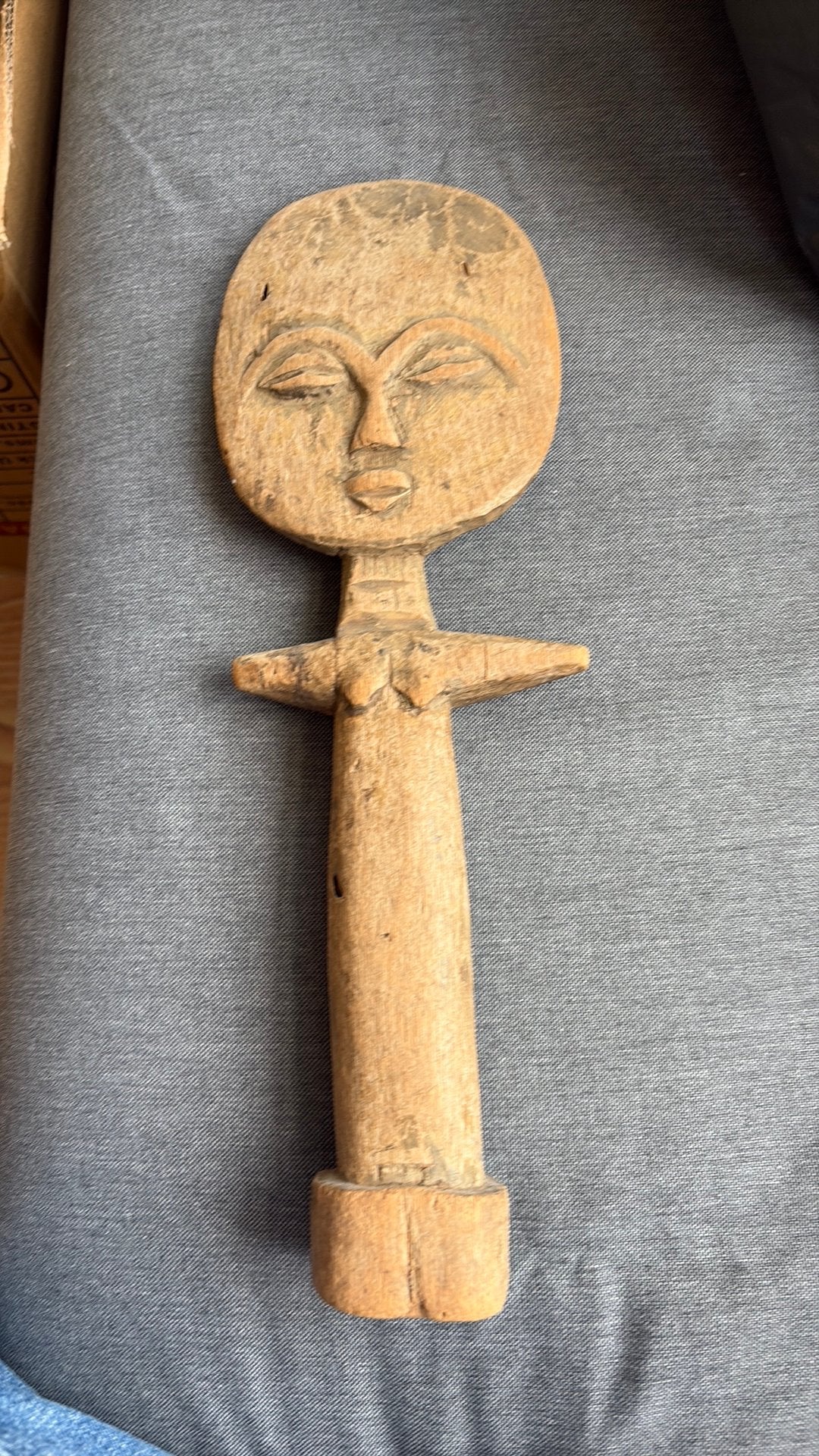 Afrikaans houten beeld, Hout, Afrika, 42 cm, Ophalen of Verzenden