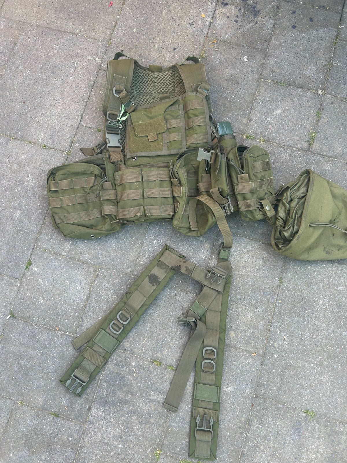 Warrior Assault Systems chestrig/plate carrier met, Ophalen, Overige soorten, Overige gebieden, Kleding of Schoenen