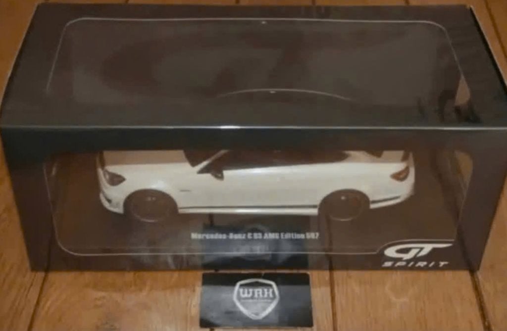 1:18 MERCEDES C63 COUPE EDITION 507 wit GT spirit GT899 WRH, Hobby en Vrije tijd, Verzenden, Zo goed als nieuw, Auto, Overige merken