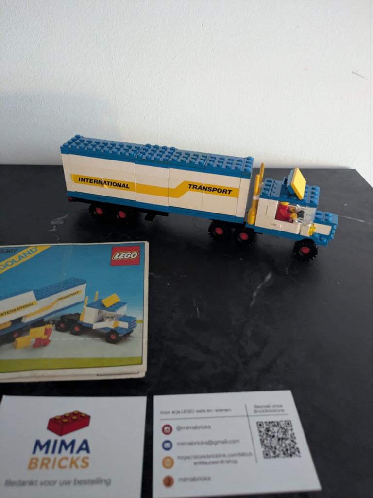 Lego Legoland 6367 International Transport vrachtwagen, Gebruikt, Overige thema's, Lego, Ophalen of Verzenden