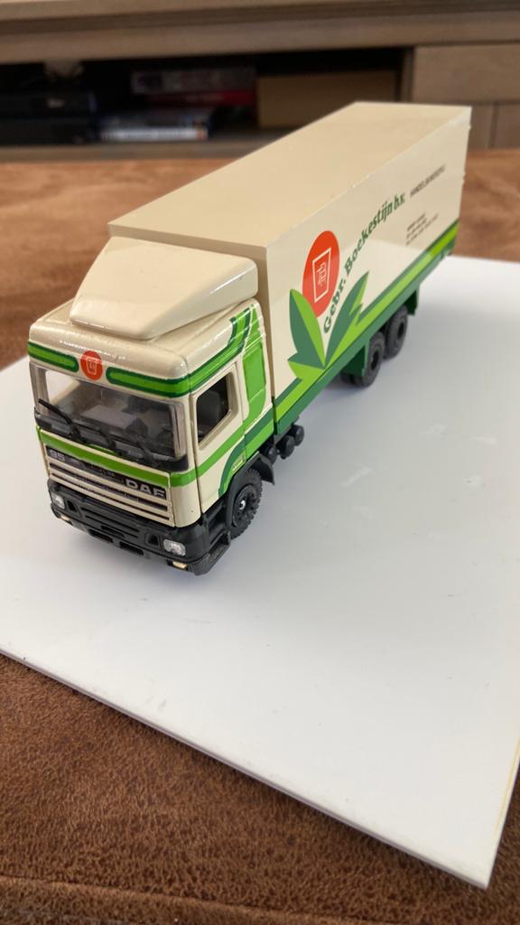 Tekno Daf 95 Boekestijn, Hobby en Vrije tijd, Modelauto's | 1:50, Ophalen of Verzenden, Zo goed als nieuw, Bus of Vrachtwagen