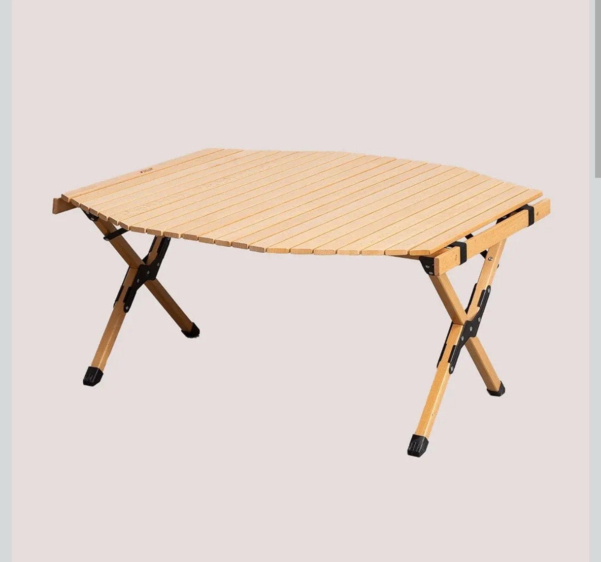 SKLUM inklapbare campingtafel - Beukenhout, Caravans en Kamperen, Ophalen, Zo goed als nieuw, Campingtafel