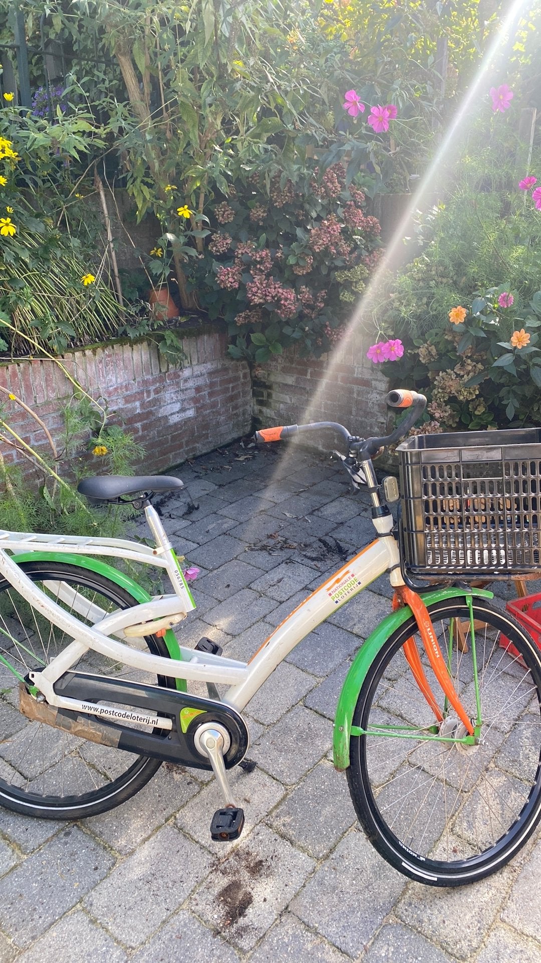 Postcodeloterij fiets, Ophalen, Gebruikt