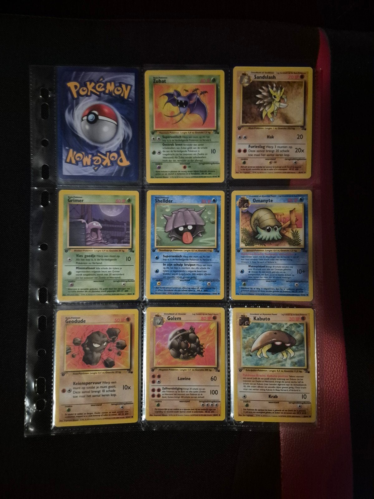 pokemon fossil 1st eerste edition nederlandse, Ophalen of Verzenden