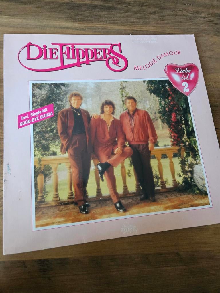 Die Flippers - Melodie D'Amour LP (incl. Good-Bye Eloisa), Ophalen of Verzenden, Gebruikt, 12 inch