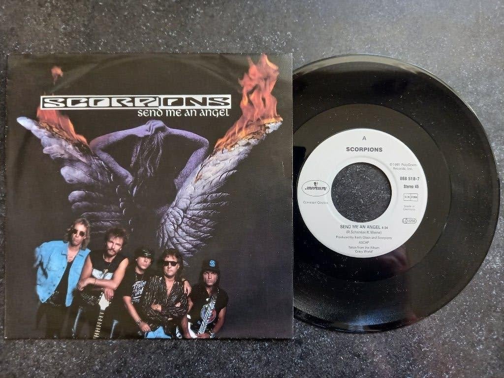 Scorpions - Send me an Angel 1991, Cd's en Dvd's, Vinyl Singles, Gebruikt, 7 inch, Ophalen of Verzenden, Pop