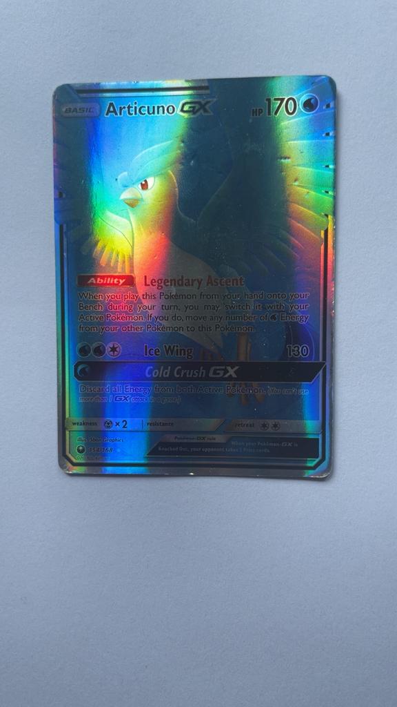 Legendarische Pokemonkaart, Ophalen of Verzenden