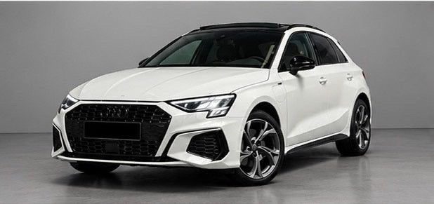 Audi A3 Sportback 40 TFSI e 3x S-line Panorama, Auto's, 4 cilinders, 1535 kg, Wit, Plug-in hybride