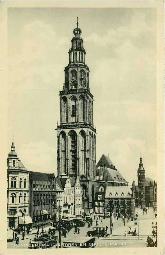 300-108-007 Groningen Martinitoren, Verzenden, Voor 1920, Groningen