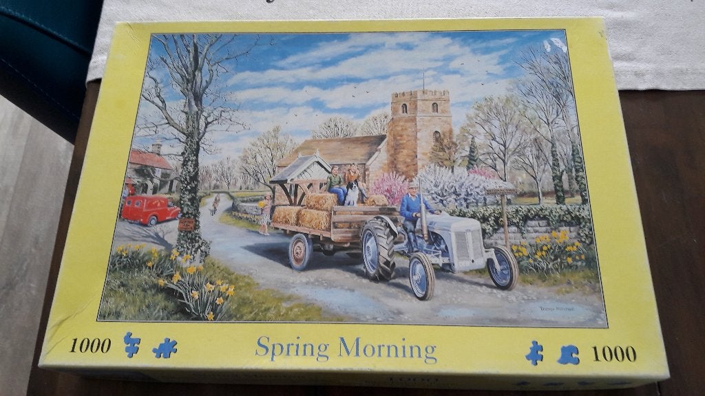 HOP puzzel Spring Morning, Ophalen of Verzenden, 500 t/m 1500 stukjes, Zo goed als nieuw, Legpuzzel