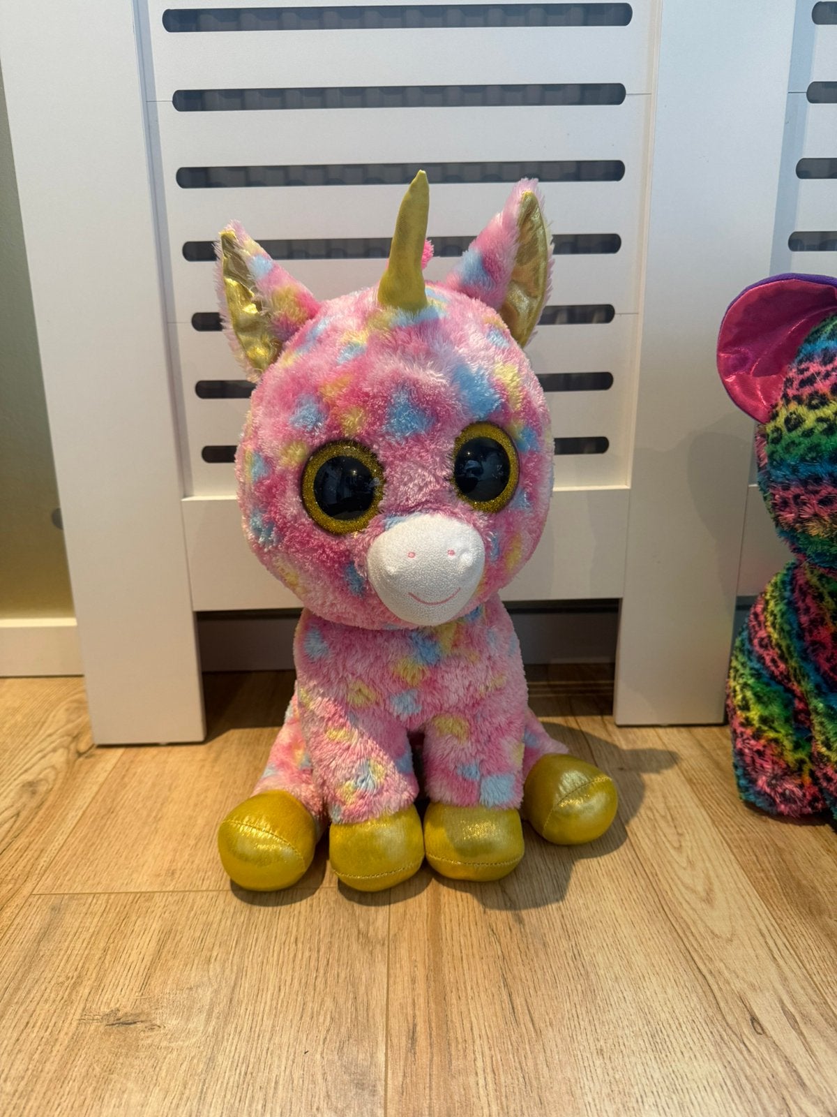 Ty Fantasia eenhoorn knuffel groot, Eenhoorn, Overige karakters, Ophalen of Verzenden, Middelgroot (20 tot 80 cm)
