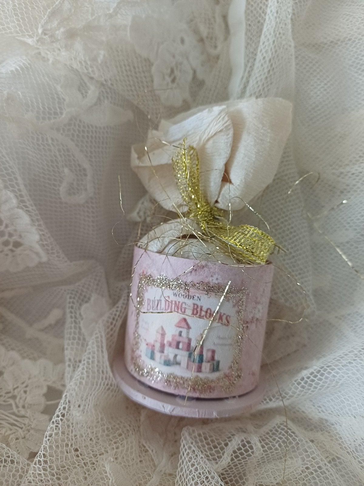 Handgemaakte candy containers,kerst, Ophalen of Verzenden