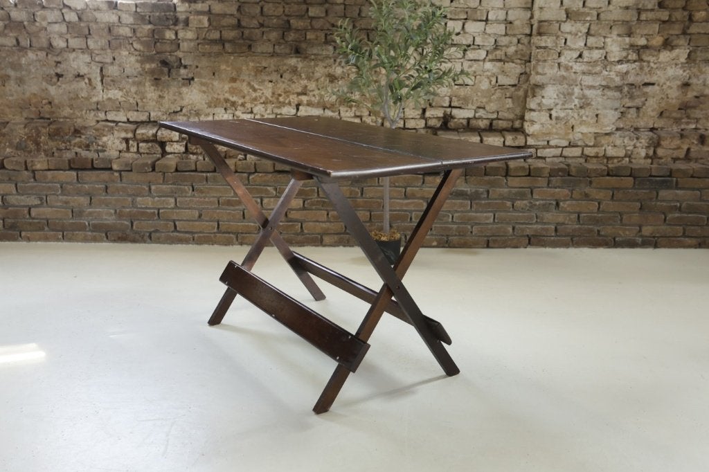 Houten klaptafel met X-poten 120 x 69 cm (3 stuks), Ophalen
