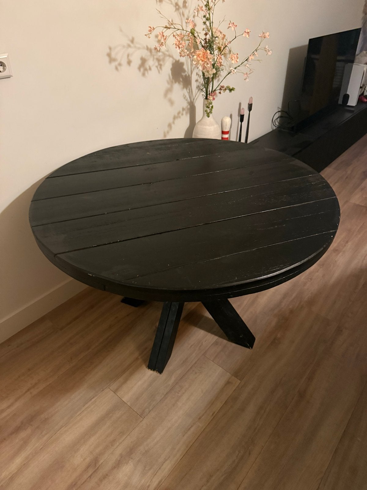 Gratis ronde tafel, 1.20m -, Ophalen, Gebruikt, 100 tot 150 cm, Rond