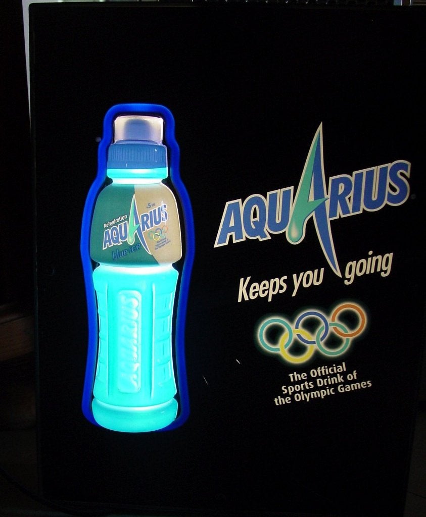 AQUARIUS LICHTREKLAME, Ophalen of Verzenden, Reclamebord