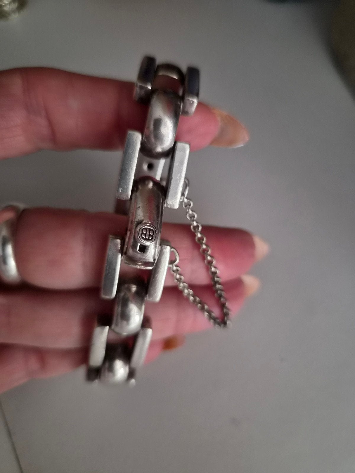 Mooie Buddha to Buddha armband, Ophalen, Gebruikt, Zilver, Zilver