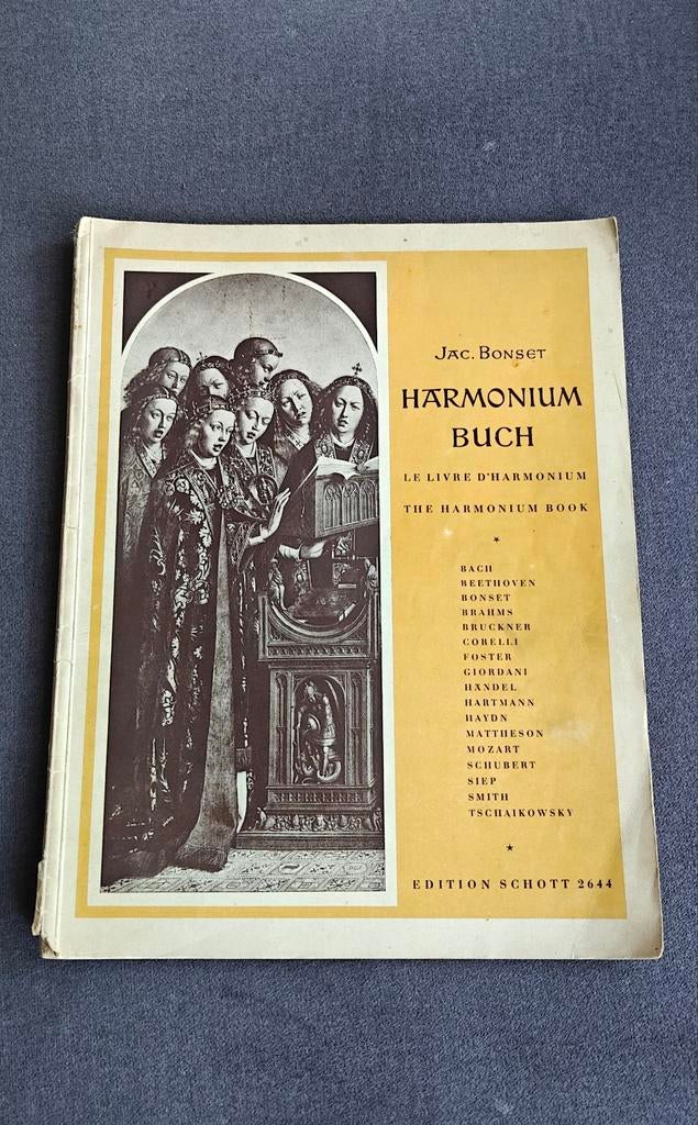 Harmonium Buch - Jac. Bonset - Klassieke bladmuziek, Muziek en Instrumenten, Bladmuziek, Gebruikt, Artiest of Componist, Klassiek