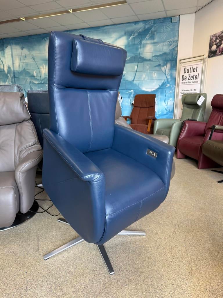 Met extra opties Prominent sta op relax stoel relaxfauteuil, Ophalen of Verzenden, Zo goed als nieuw, Leer, Gratis bezorging regio Utrecht