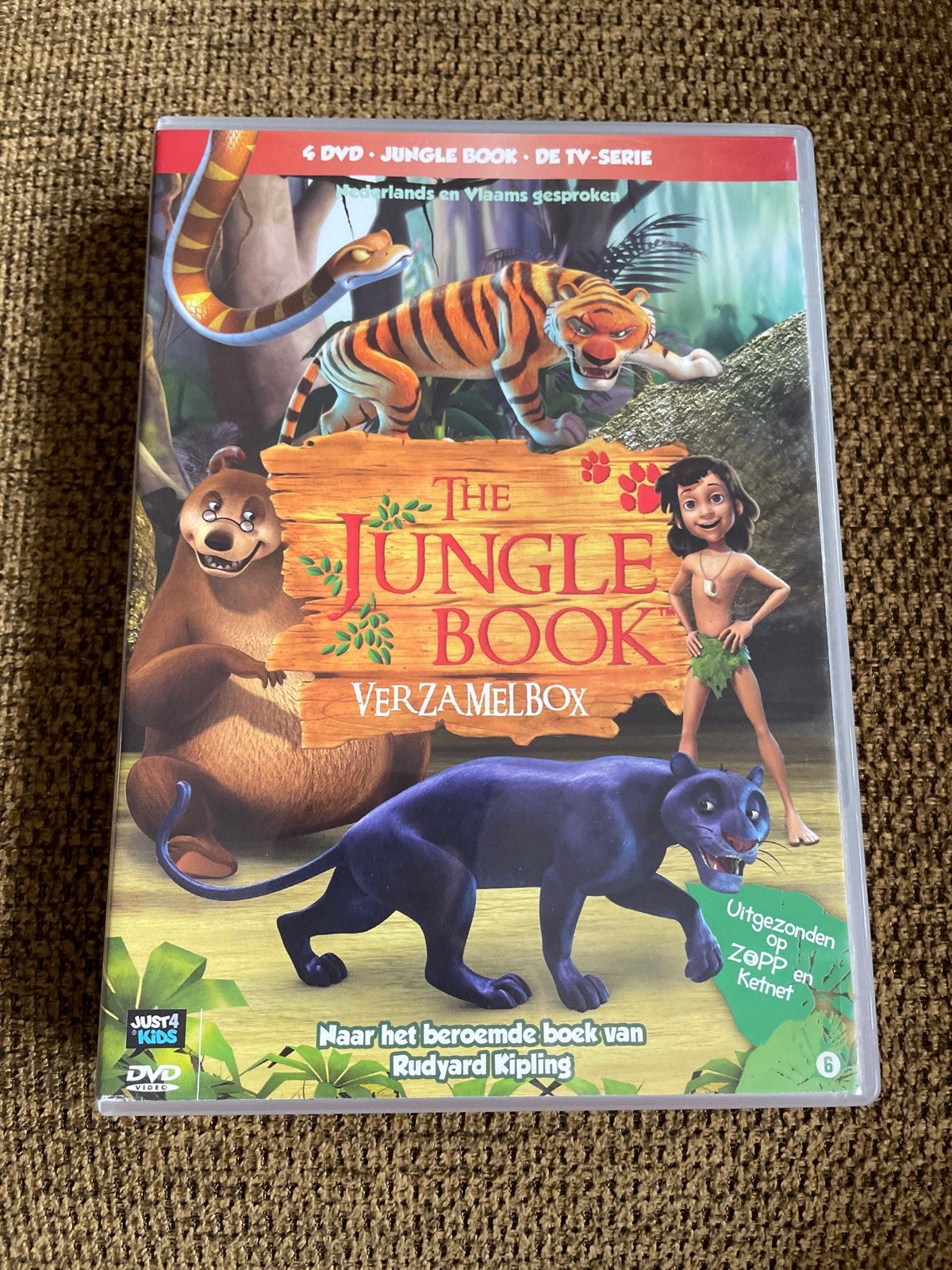 The Jungle Book - De TV-Serie Verzamelbox (4 DVD's), Cd's en Dvd's, Dvd's | Kinderen en Jeugd, Alle leeftijden, Tv-serie, Zo goed als nieuw
