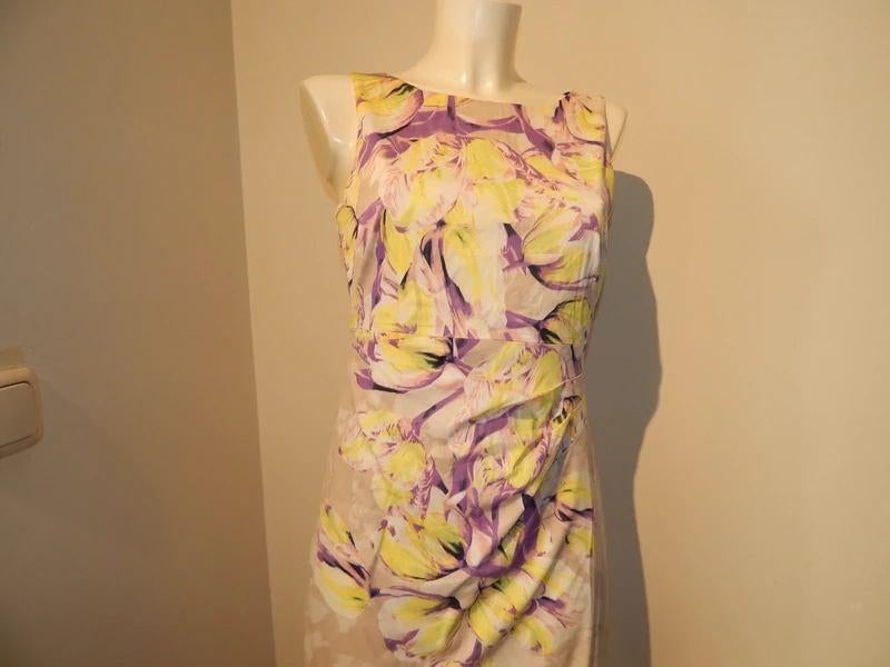 Karen Millen chique jurk open rug met kant cocktail 40, Maat 38/40 (M), Verzenden, Zo goed als nieuw, Knielengte