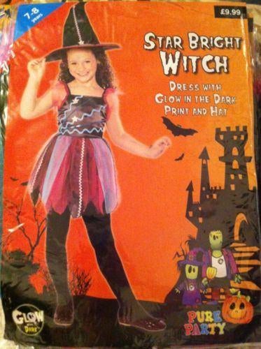 Leuke Heks + schmink outfit mt 122 / 128, Kinderen en Baby's, Carnavalskleding en Verkleedspullen, Ophalen of Verzenden, Nieuw